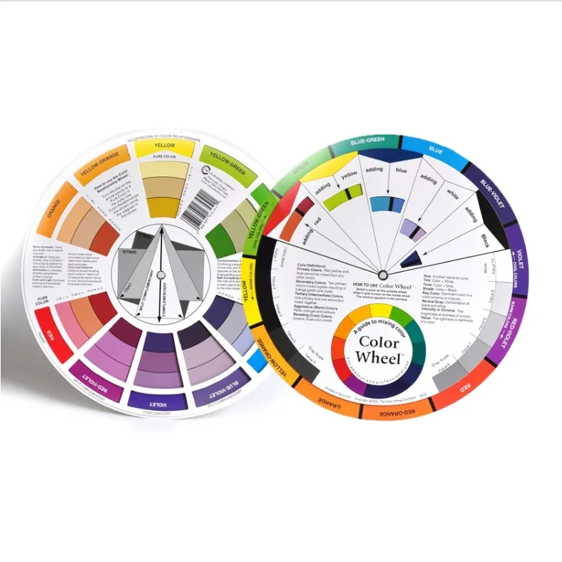 JULONG 2020 custom private label Factory Wholesale Tattoo Permanent Makeup Pigment Mixing Color Wheel