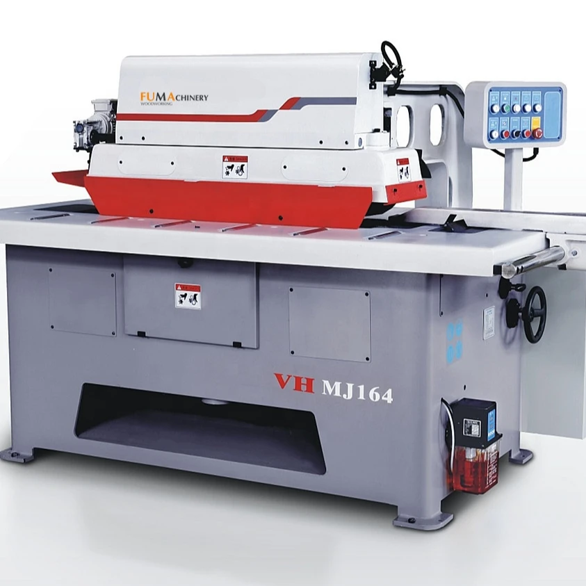 VH-MJ164 Heavy Duty Electric Lifting High Safety Level Automatic Feeding System Woodworking Straight Line Rip Saw