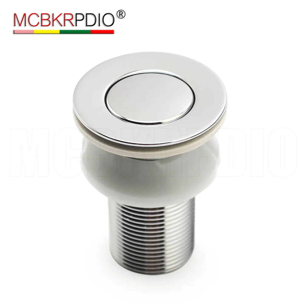 MCBKRPDIO Stainless Steel Bathroom Sink Drain Stopper Pop Up Drain Water Drain Plug