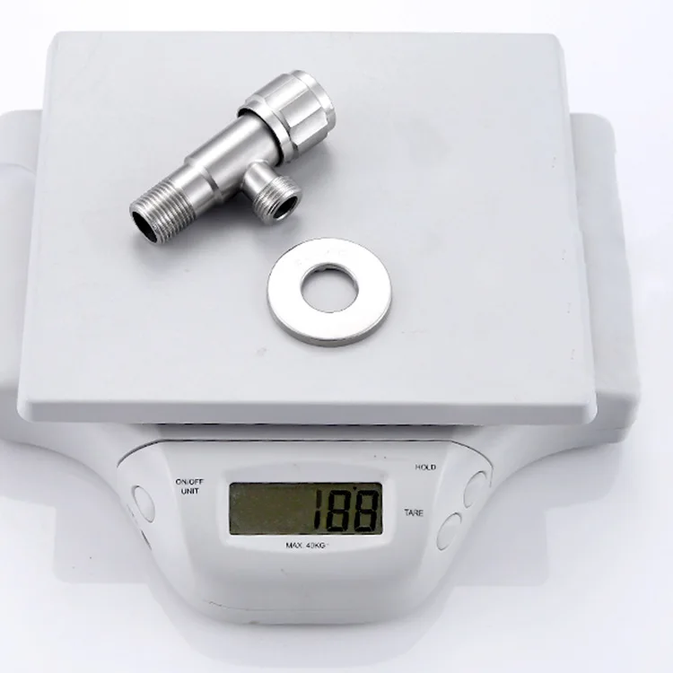 EOM 304 stainless steel triangle valve toilet water heater cold and hot water stop water inlet triangle valve