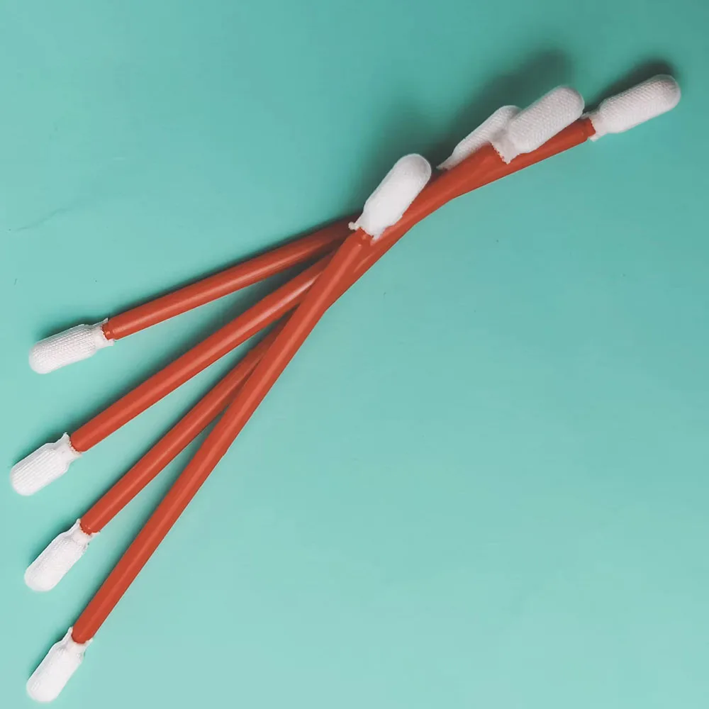 Polyester Swab Double Ended Micro Cleanroom Cotton Bud Polyester Swab For Car Cleaning