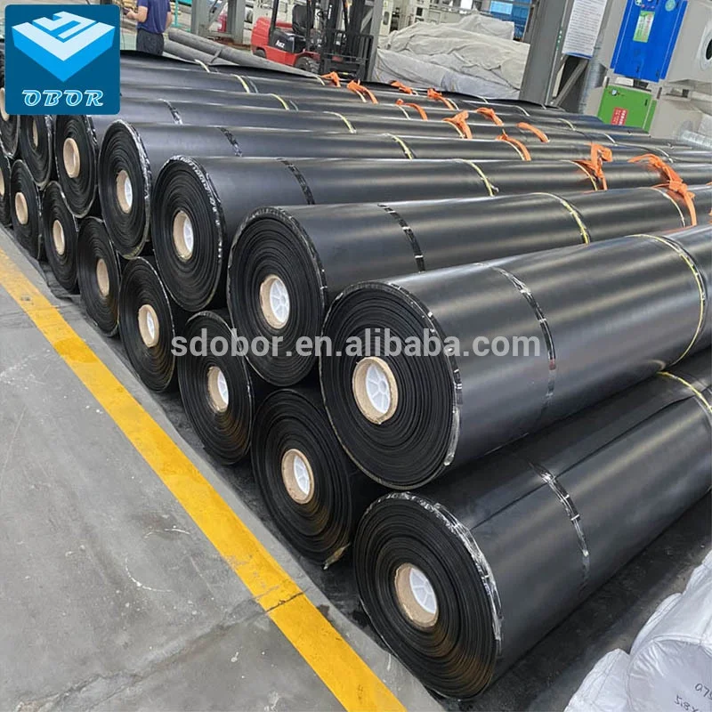 OBOR 0.5mm 0.75mm 1mm 1.5mm  HDPE Geomembrane price for Aquaculture Linings