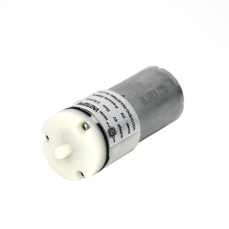 100kpa tiny plastic diaphragm pump 3W 6v dc mini air diaphragm pump small air pump