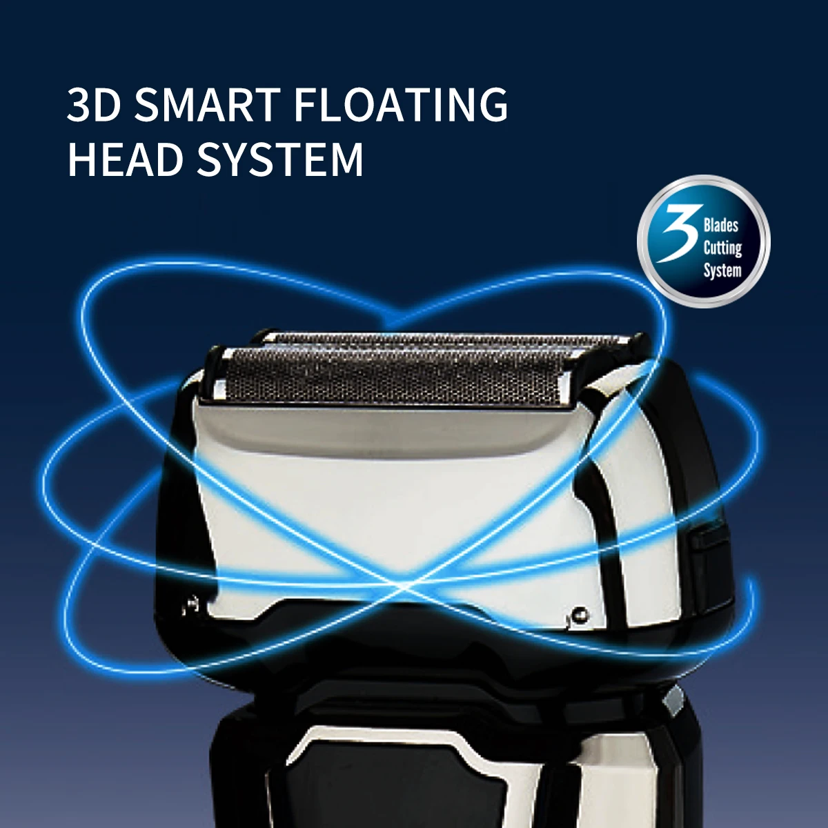 Magnetic motor Man razor with Reciprocating Twin Blade corded and cordless men  shaver Beard Trimmer with charging stand