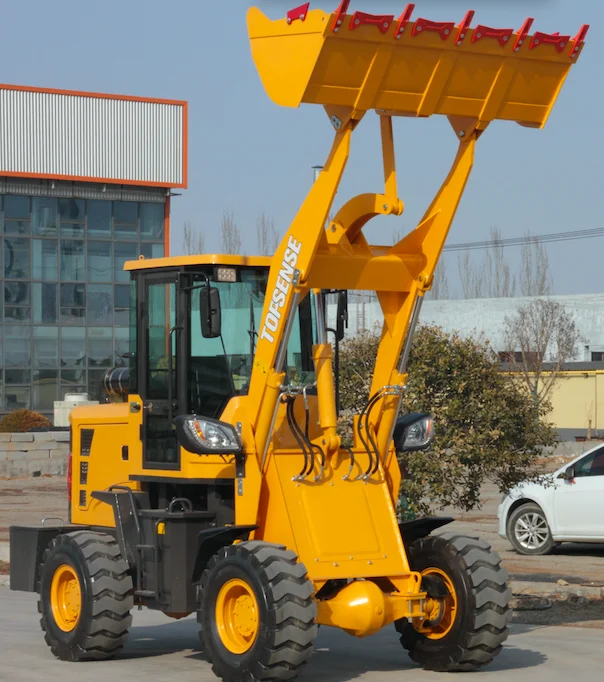 2023 hot sell product  1ton wheel loader diesel  high lift wheel loader bucket