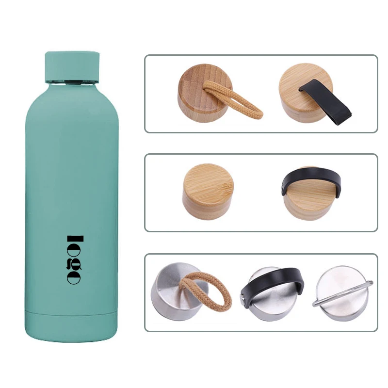 Travel Leakproof Narrow Mouth Double Walled Stainless Steel 500 ml Vacuum Insulated Water Bottle