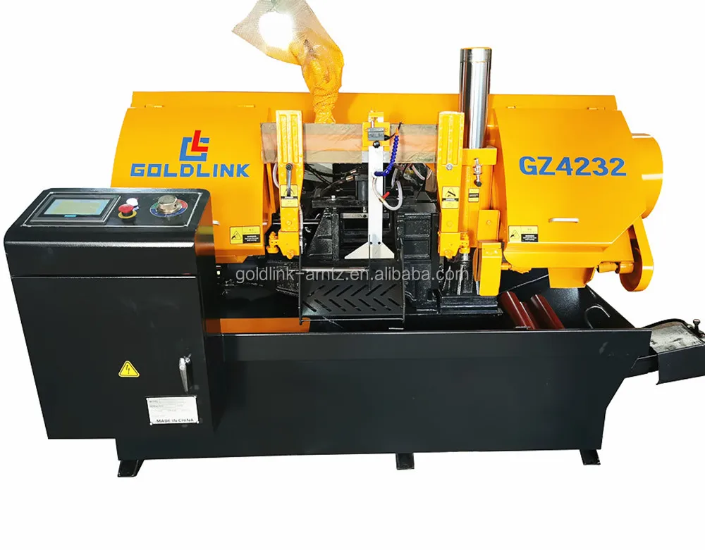 Horizontal metal steel cutting CNC automatic metal bandsaw