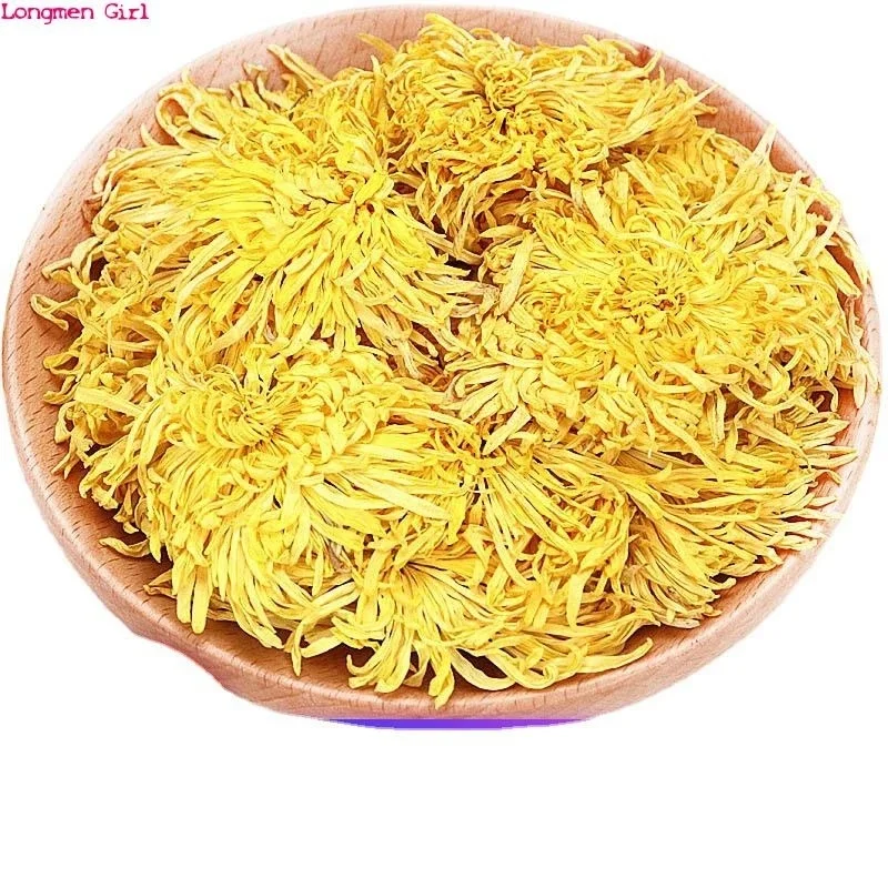 Natural High Quality Dried Flower Golden Chrysanthemum Bulk Beauty Care Making Cocktail Chrysanthemum Tea Wedding Supplies