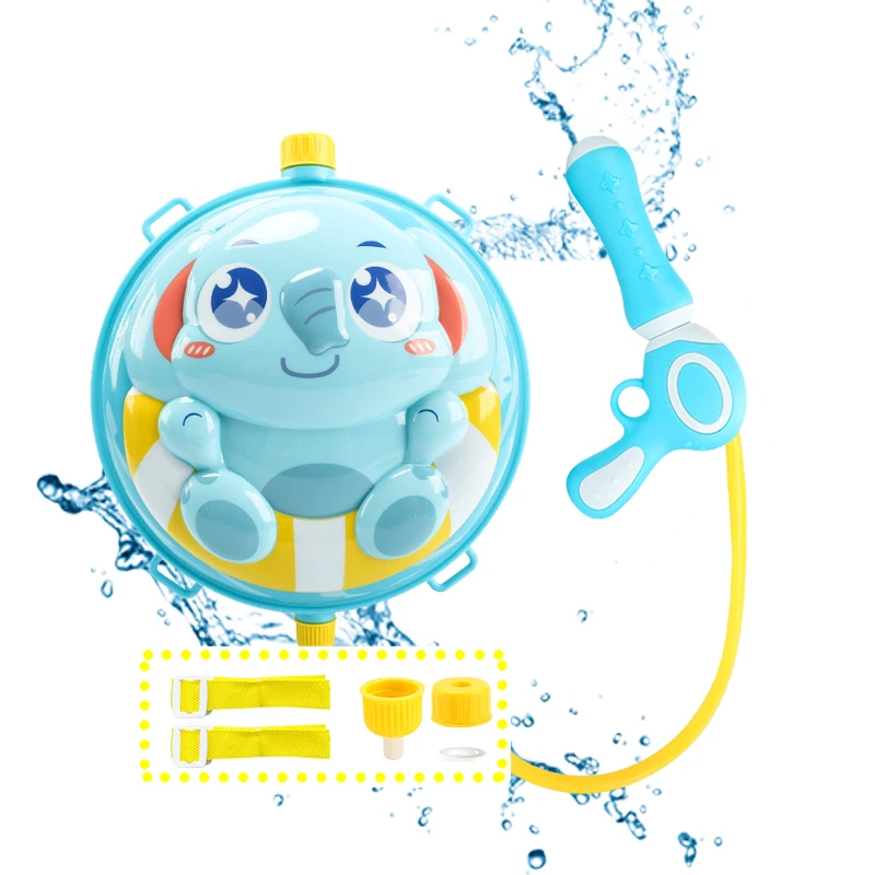 Wholesale Plastic Backpack Water Guns Kids Super Soaker Squirt Water Gun Toys Backpack with 2L Capacity Tank Waterblaster