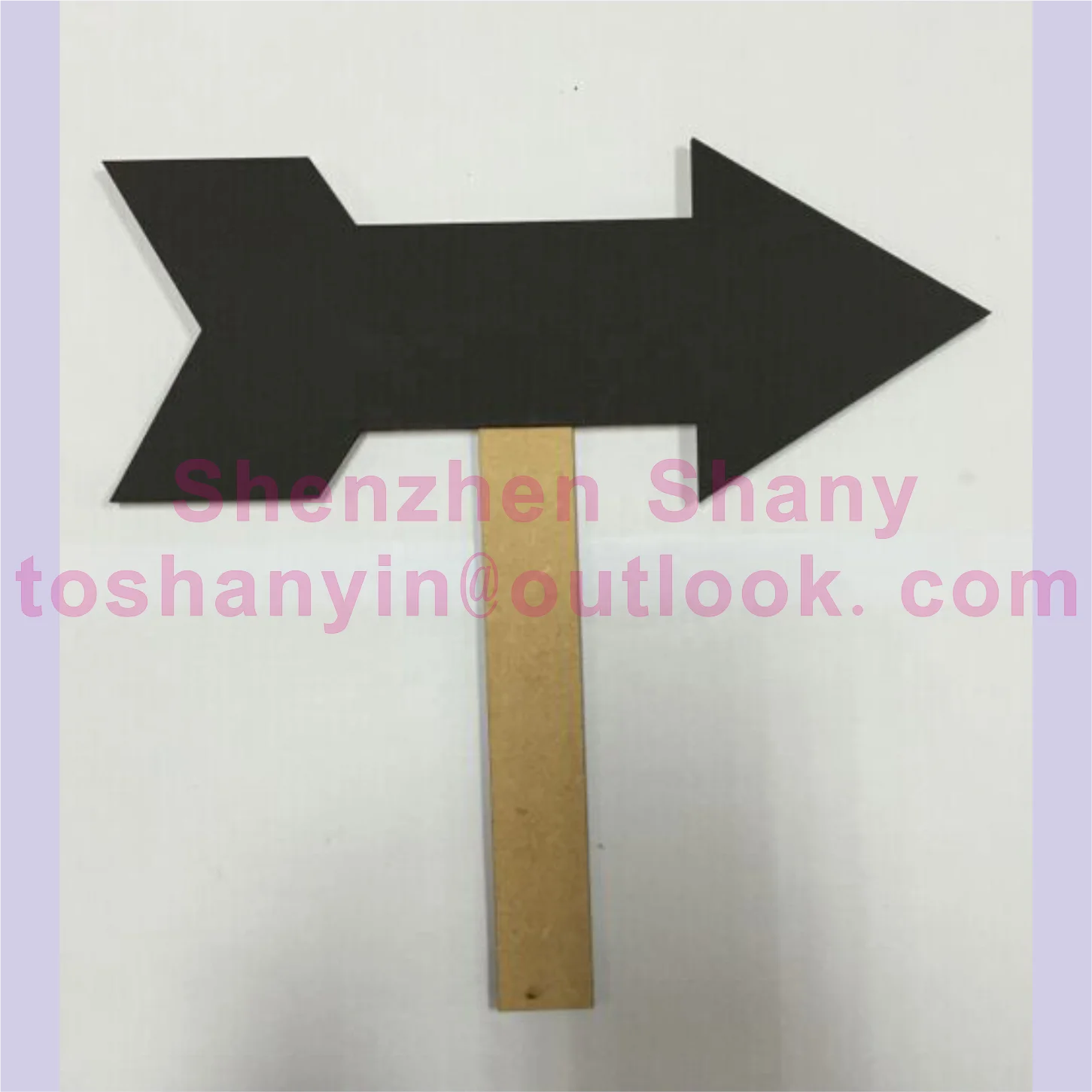Mini wooden chalk board memo message sign