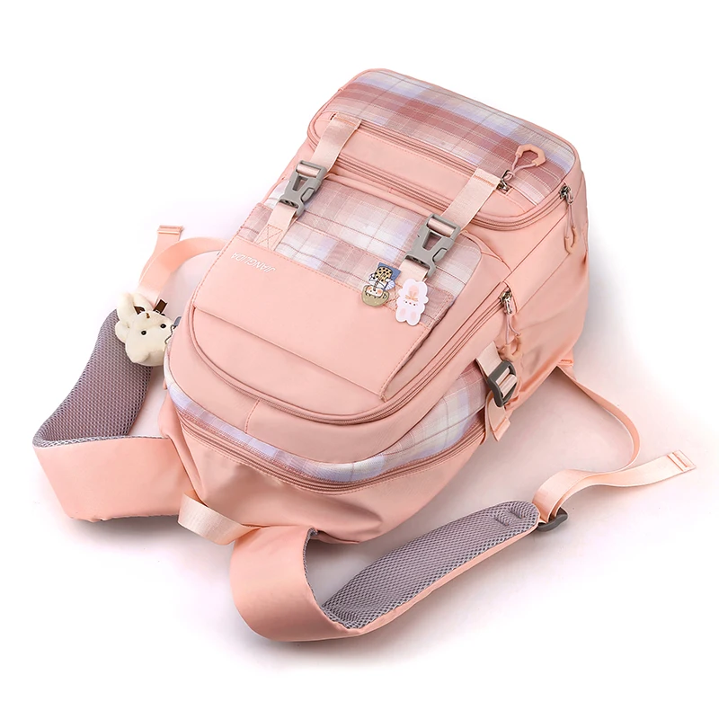 woman polyester slazenger backpack bag hipster school backpack bag mustache backpack bag