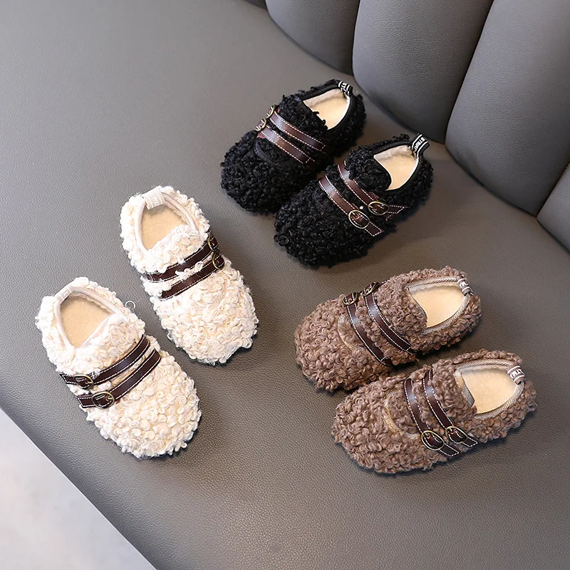 
Children 2020 winter new fashion soft-soled warm shoes girls baby cotton shoes princess shoes 