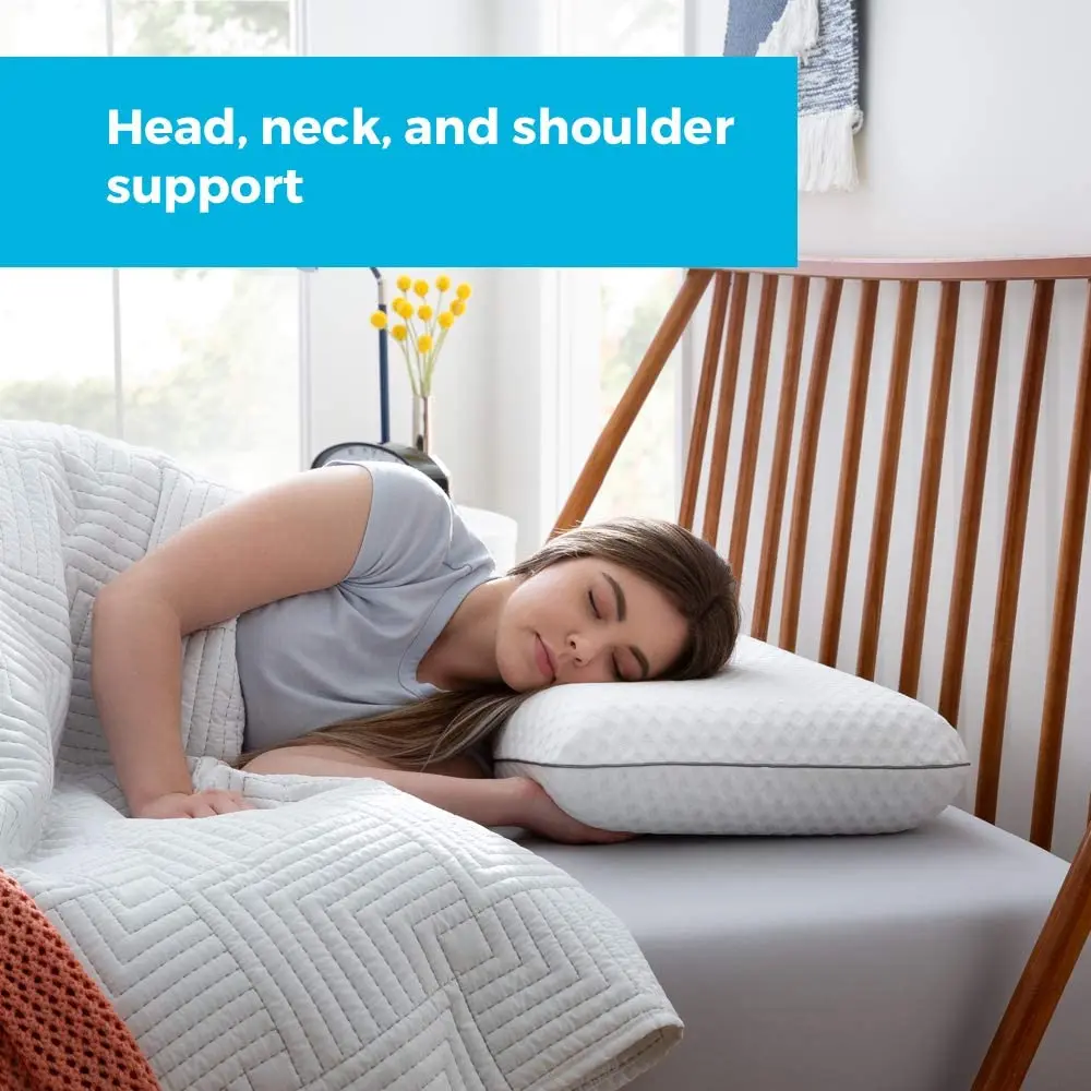 Premium Memory Foam Pillow Soft Comfort Bed Pillow Anti Static Bamboo Ventilated Memory Foam Pillow