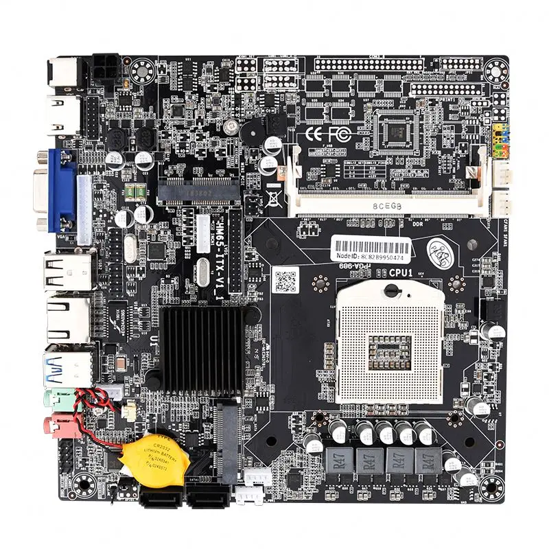 Быстрая доставка с завода материнская плата HM65 DDR3 и mini SATA3 поддержкой Wi-Fi PGA 988