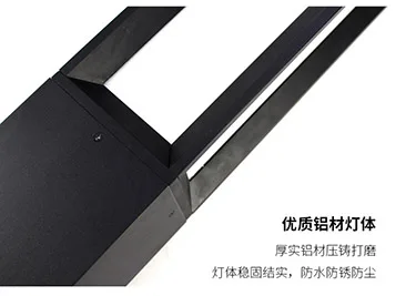 Retro Style Garden Lamp 20 Watt Led Light for Courtyard Villa Park