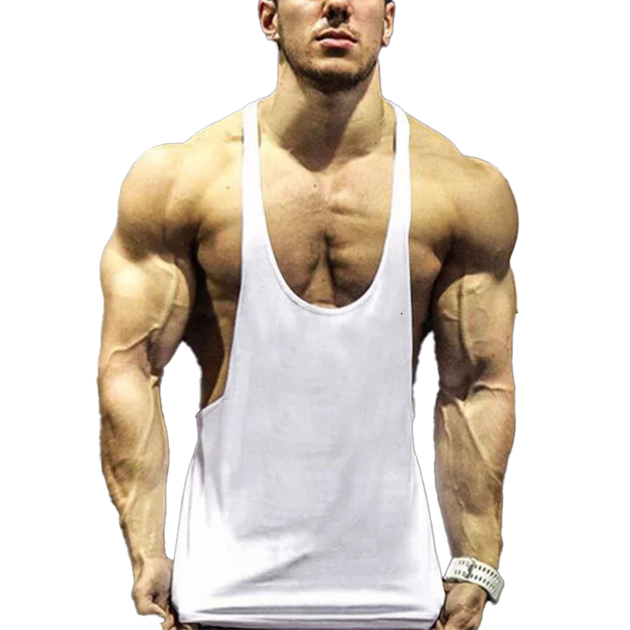 OEM workout tank top gym stringer vest singlet sleeveless gym men sublimated running stringer for men