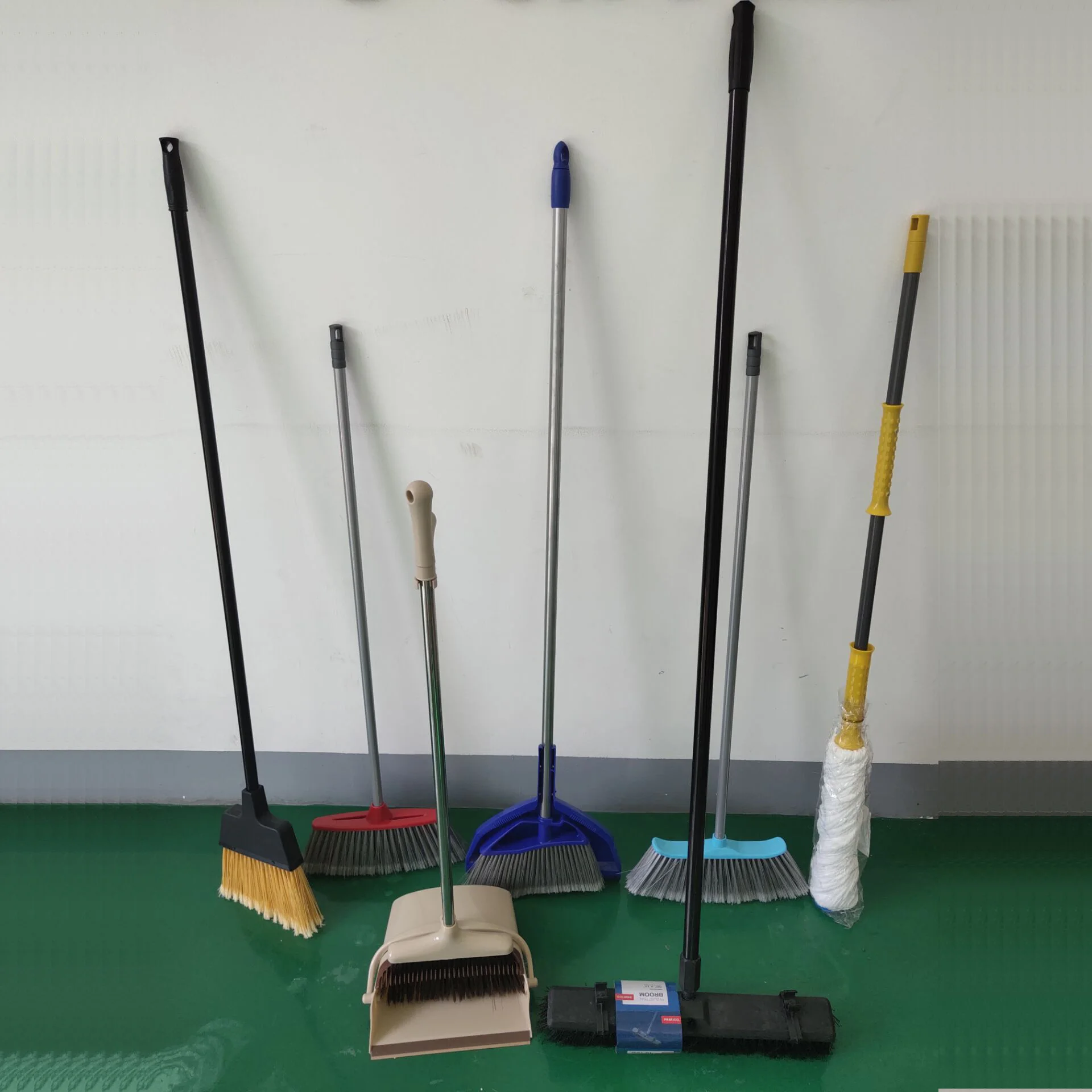 Broom and dustpan set dustpan and brush long handle floor cleaning brush