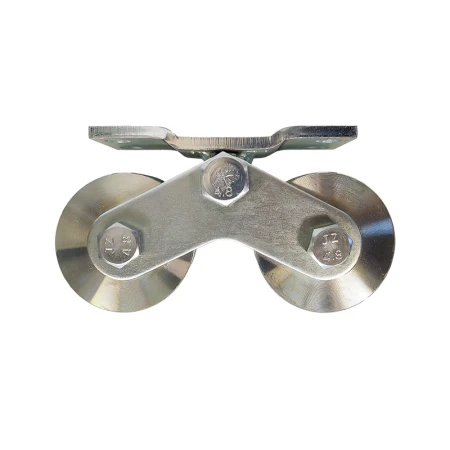single and double bearing yellow and silver zinc Y V U H groove sliding gate wheel