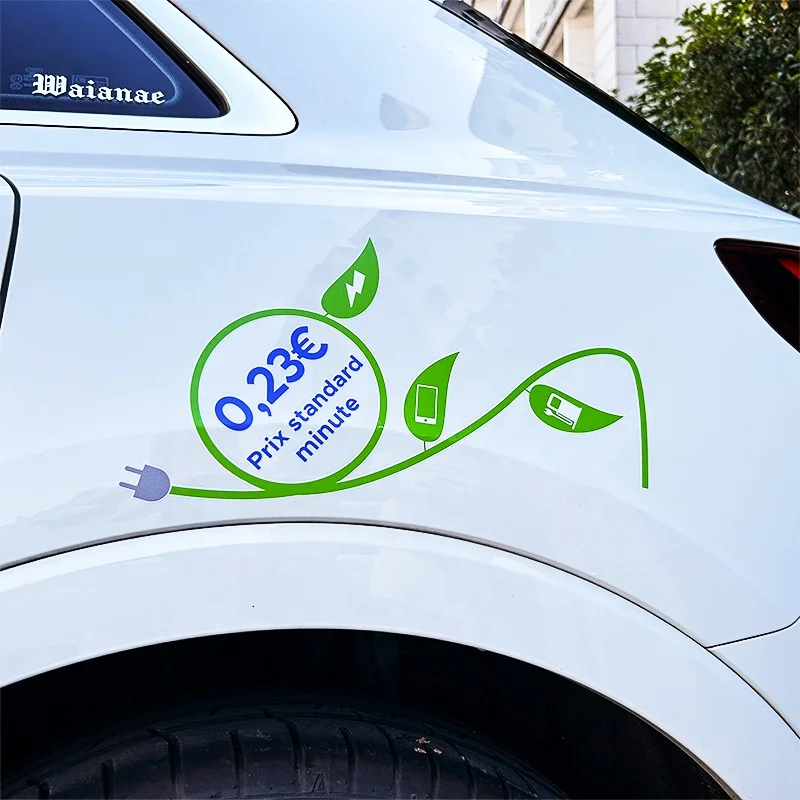 Custom Brand Logo Printing Waterproof UV Resistant Vehicle Car Decals Die Cut Window Vinyl Transfer Outdoor Bumper Car Stickers