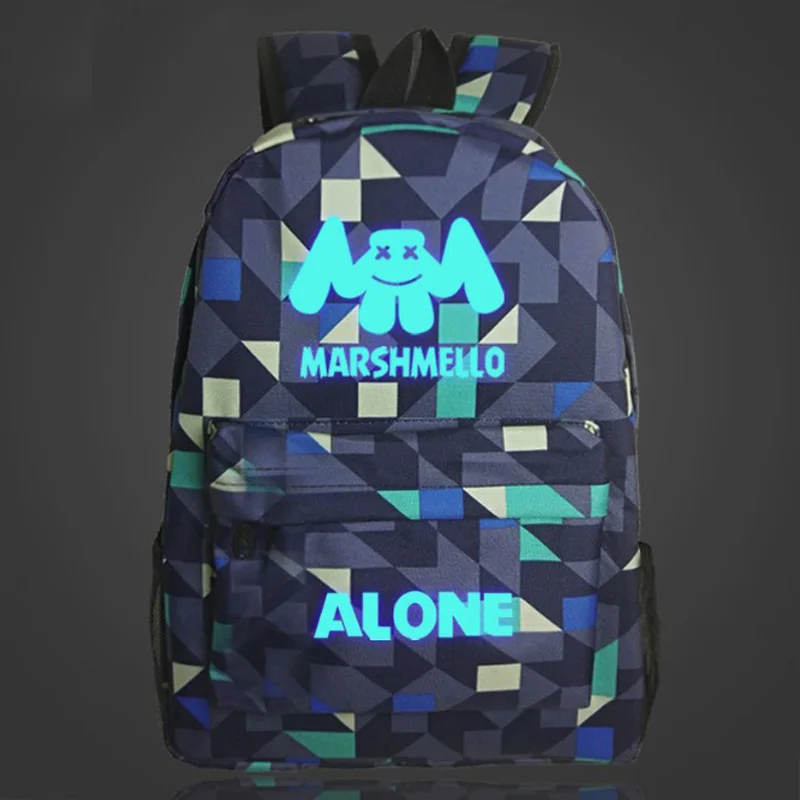 New Product Low MOQ School Camping&Hiking Marshmello Gaming Bagpack Bags for Men Backpack Marshmello Bag Backpack