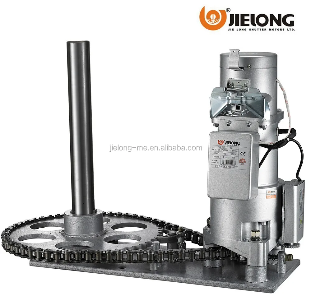 Jielong Electric Rolling Door Motor Roller Shutter Opener Roll up Openators Heavy