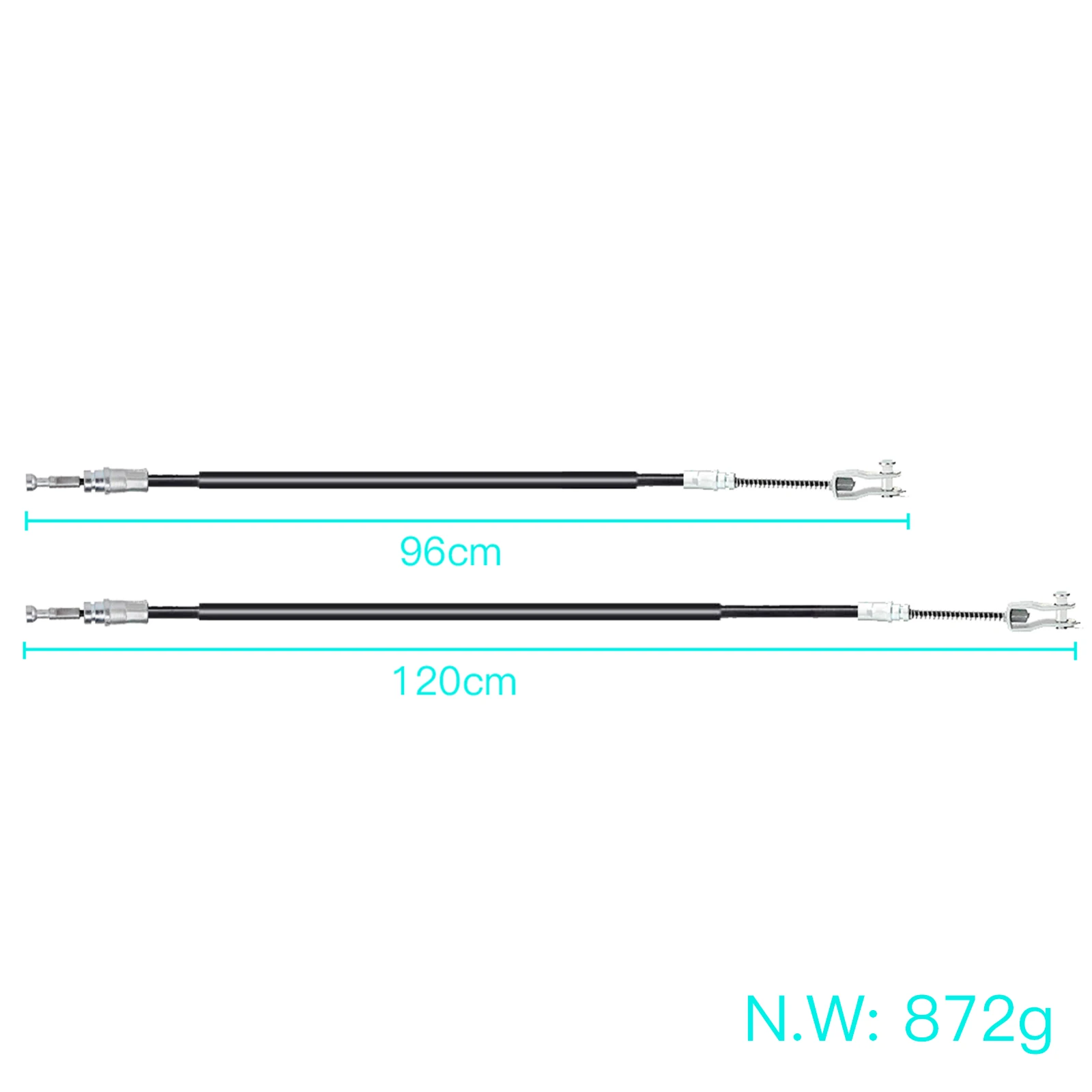 High Quality Golf Cart Parts Replacement Brake Cable Assembly For EZGO TXT Fits 1994-up 70716-G03 & 70969-G03