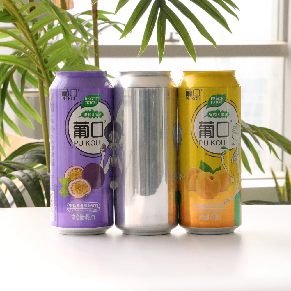 custom Recyclable color printed Bulk Aluminum Cans 190ml 200ml 250ml 330ml 500ml empty beer beverage drink packaging supplier