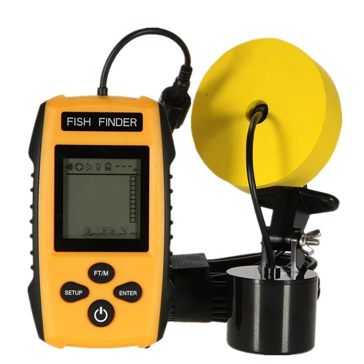 Wired TL88E Portable Fish Finder Sonar Alarm Sensor Can Detect Grass Rocks on the Bottom of Sand Sea With Cable