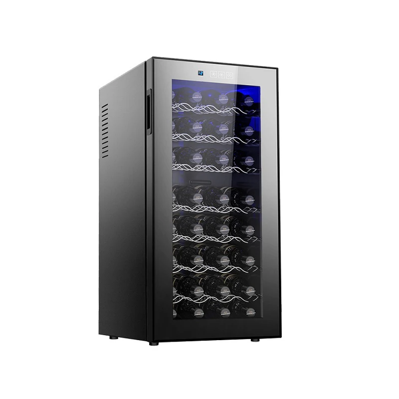 Wine Cooler 78L 32 Bottles Wine Refrigerator Cabinet Fridge wine bar cabinet