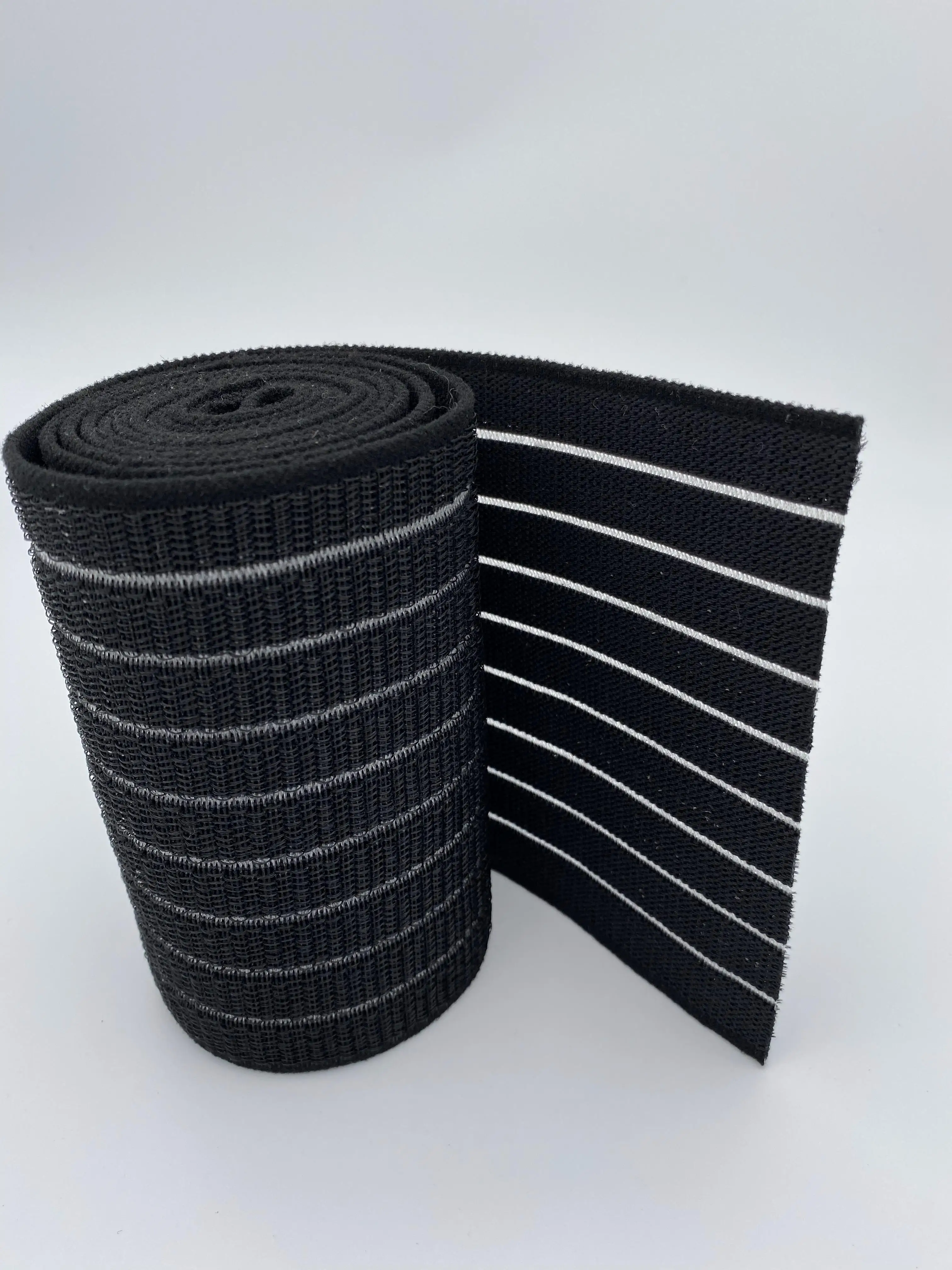 Custom Non Slip Waterproof Flat Belt Elastic Printed Strap Polypropylene Nylon Polyester Spandex Webbing