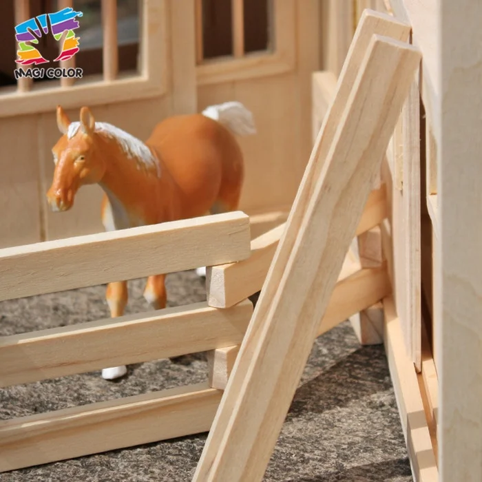 Ready To Ship mini wooden farm animals toys for baby playing W06A166