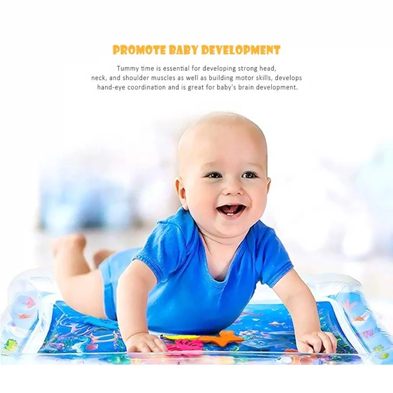 Pvc Baby Inflatable Patted Pad Water Cushion Prostrate Water Pat Pad Mat For Kids Children