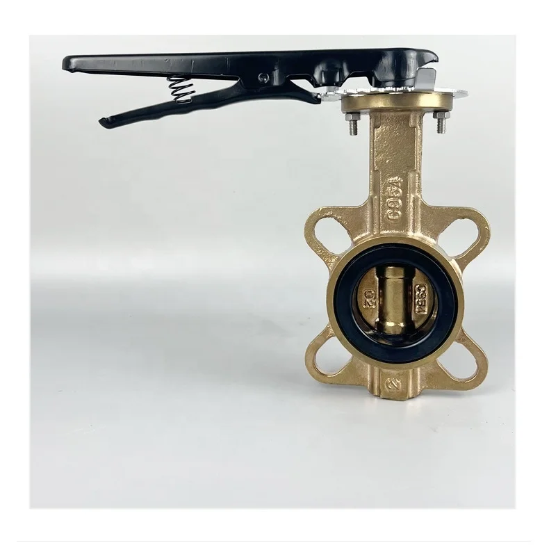 Marine Cast Iron Butterfly Valve Worm Gear Operator Type -JIS F7480