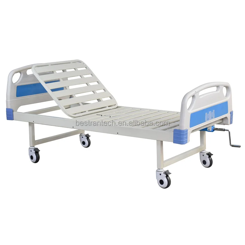 BT-AM128 Medical furniture modern antique iron three function manual 3 crank hospital bed