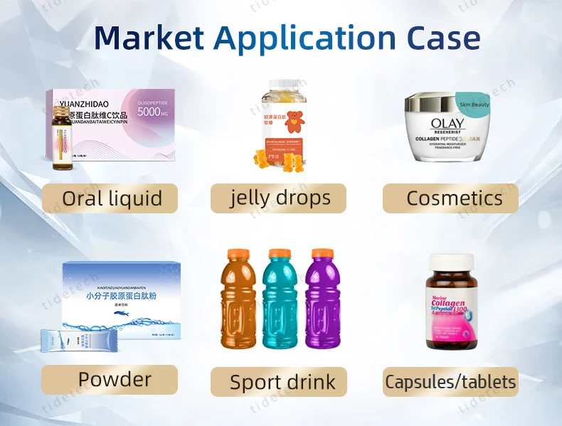 Collagen tripeptide powder palmitoyl tripeptide-38 fish collagen tripeptide-29