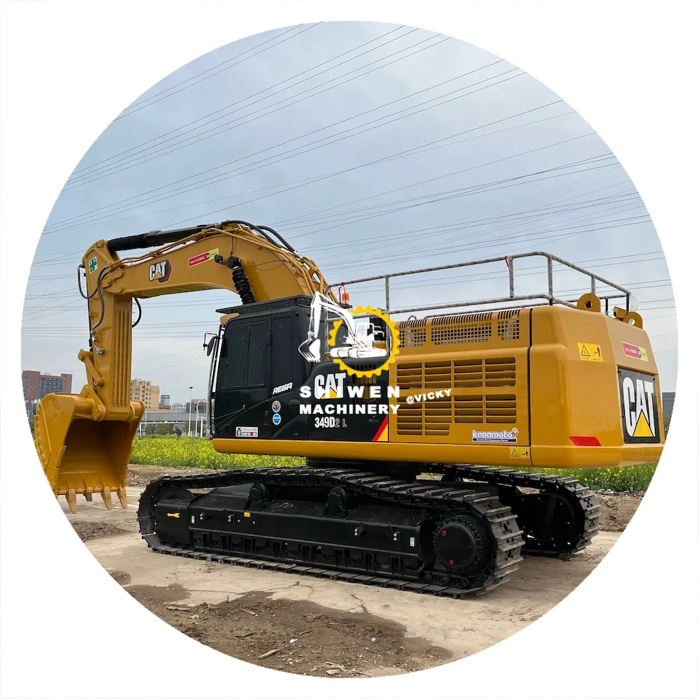 Used CAT349 Excavator, CAT Excavator 349 349D 349E 349EL 349F, Caterpillar Mining Machinery Heavy Duty Equipment