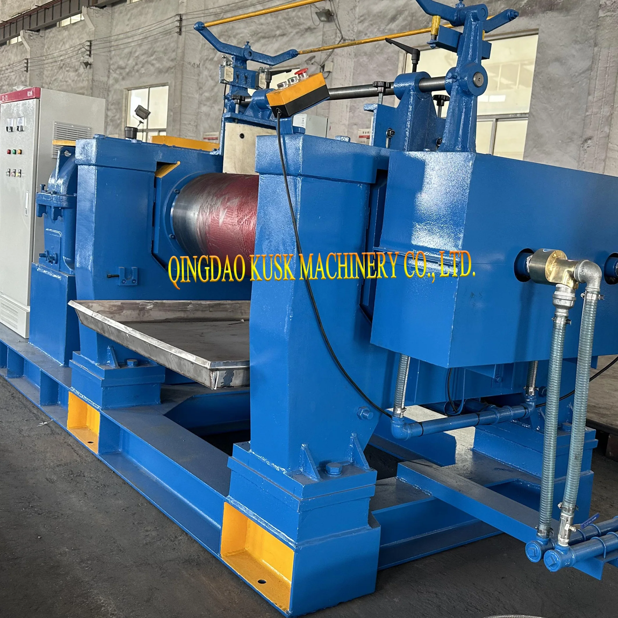 Open mixer/Automatic stock blender two roll open mixing mill