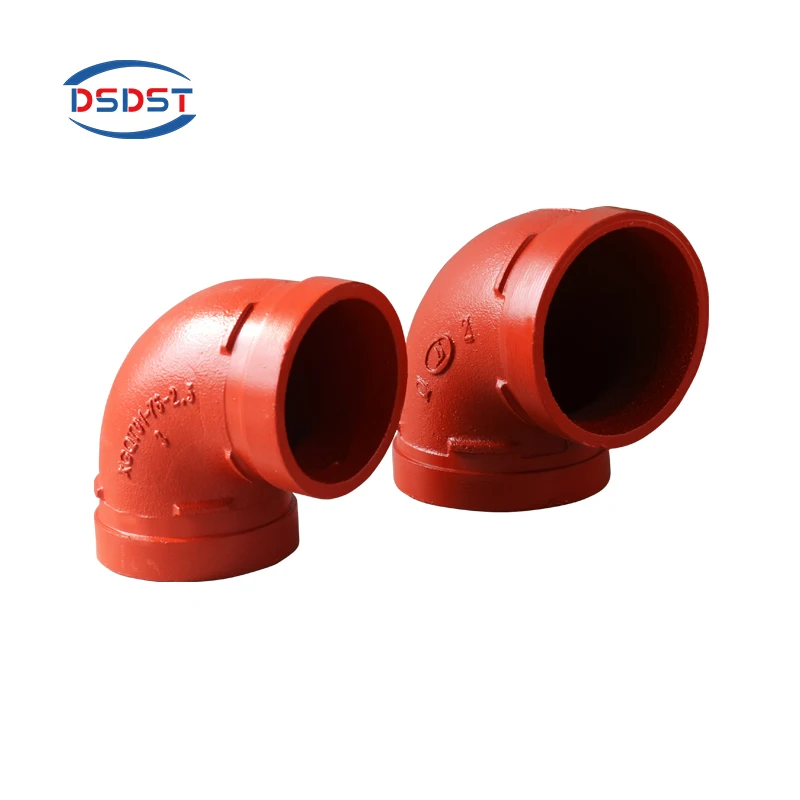 Grooved Rigid Coupling China Ductile Iron Grooved Pipe Fittings Casting Iron Flexible Coupling Rigid Grooved Coupling