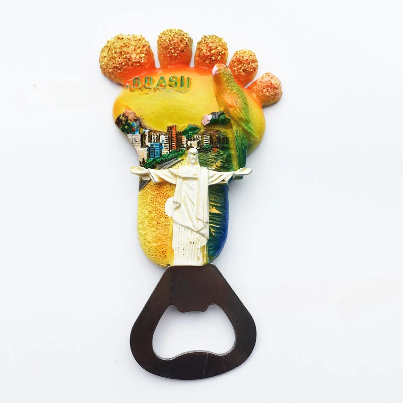 The world travel decorative crafts resin magnet refrigerator sticker