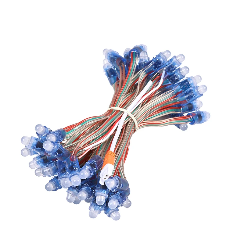 Hot Selling Dc5v 12mm Ws2811 Ip68 Waterproof Addressable Rgb Led Smart Pixel Node Led Module Led Light String