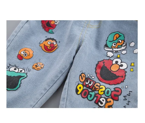 
Spring Kids High Quality Jeans Boys Girls Fashion Holes Children Jeans Casual Denim Pants Toddler leggings 