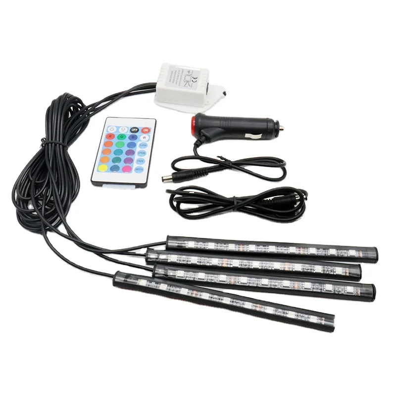 Hot Sale Auto Pedal Foot Lights 36 LED Lamp Lights Car Charge Interior Accessories Floor Decorative Atmosphere Led