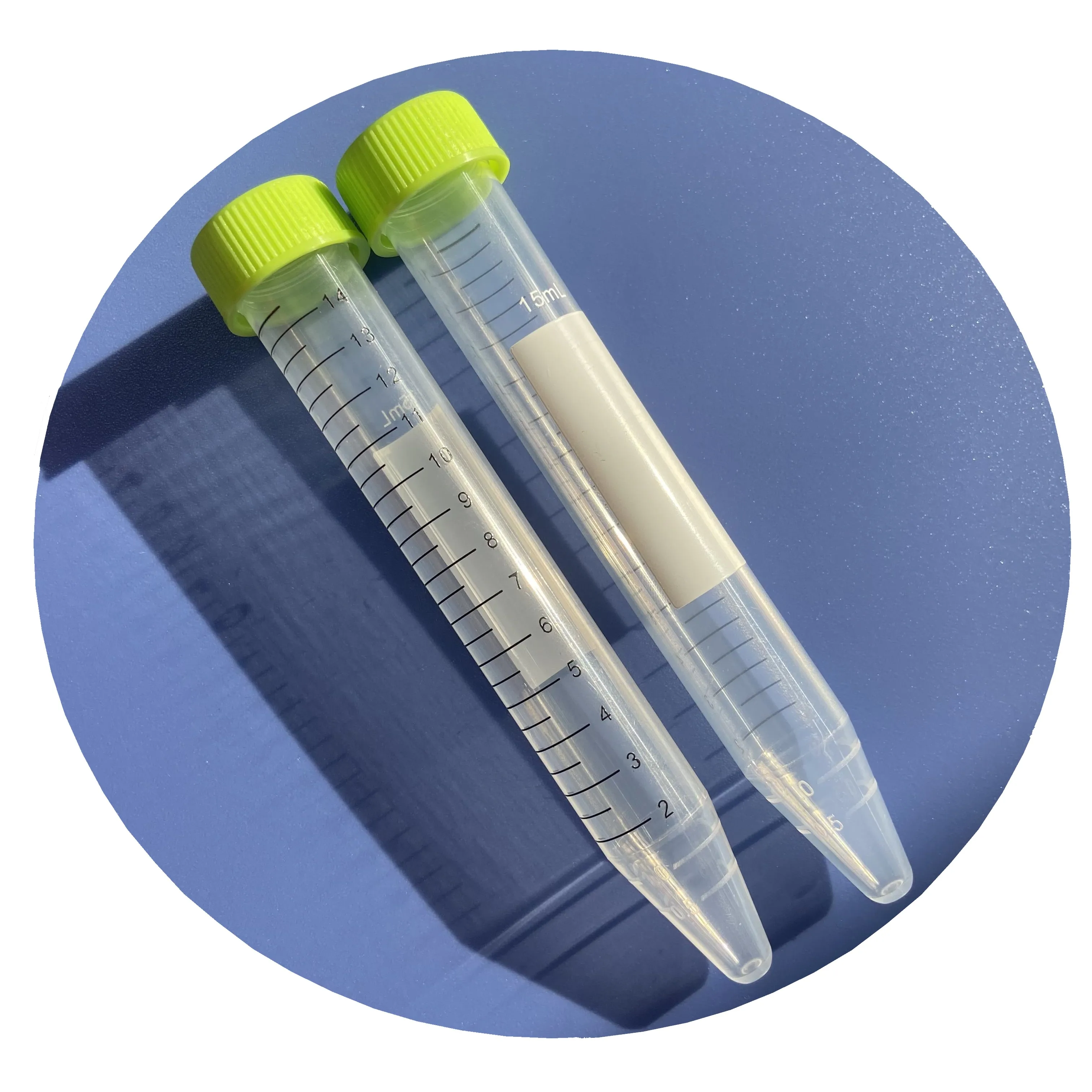 NOKE горячее надувательство в пластиковой упаковке, 15 мл центрифужные пробирки с 2 цветная печать малая лабораторная мельница