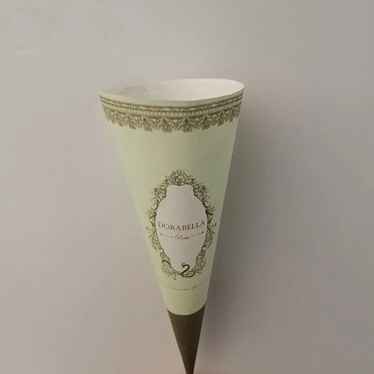 
Ice cream paper holder cone shape paper cone container for ice cream 