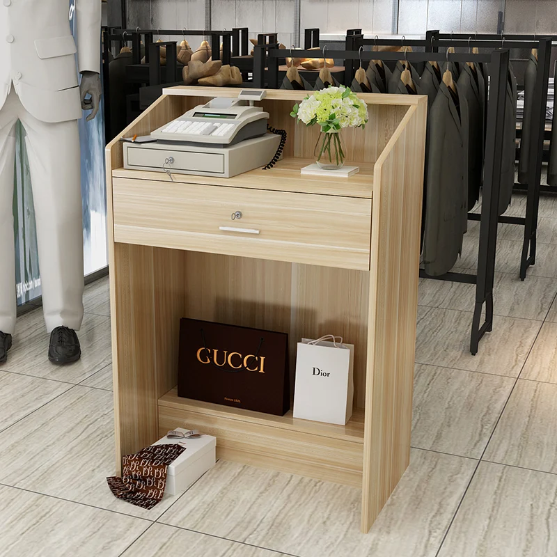 Small-scale supermarket store  coffee shop counter design barber shop reception counter cash desk