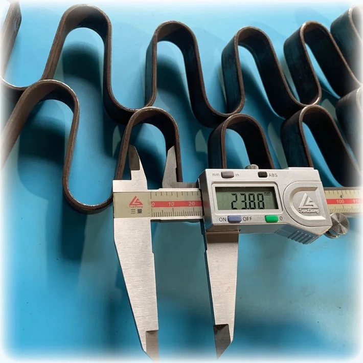 Oxidized heating elements made of  Aluchrom-O  flat wire 0Cr25Al5 flat wire FeCrAl25/5