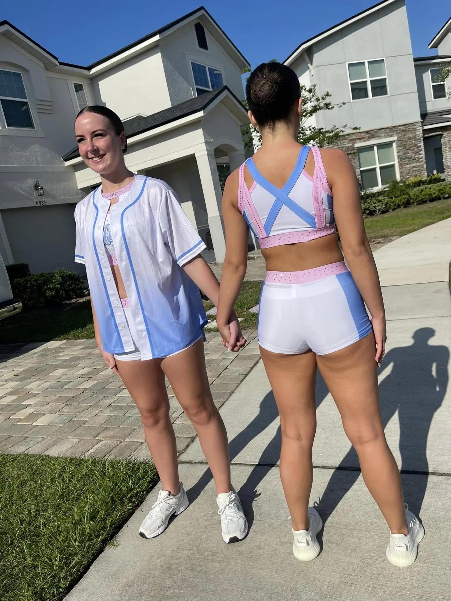 Normzl New Design Women Custom Bra Shorts Youth Cheer Uniform