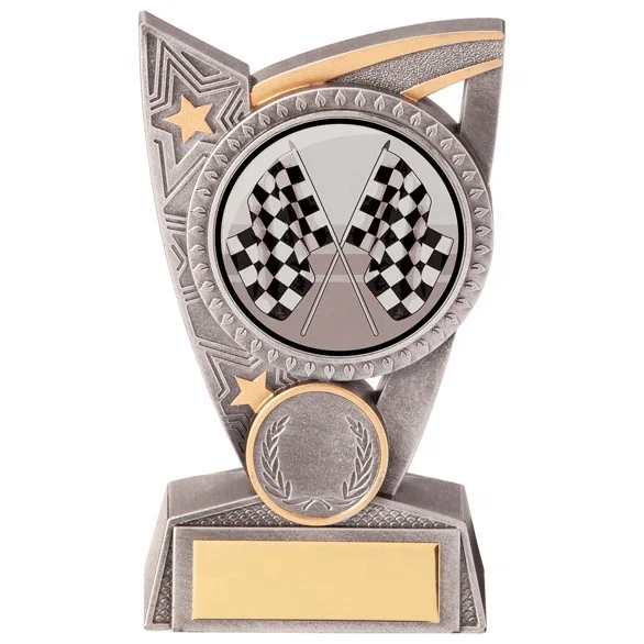 Star blast motor cross award trophy Handmade collection souvenir crafts polyresin sports statues figurine