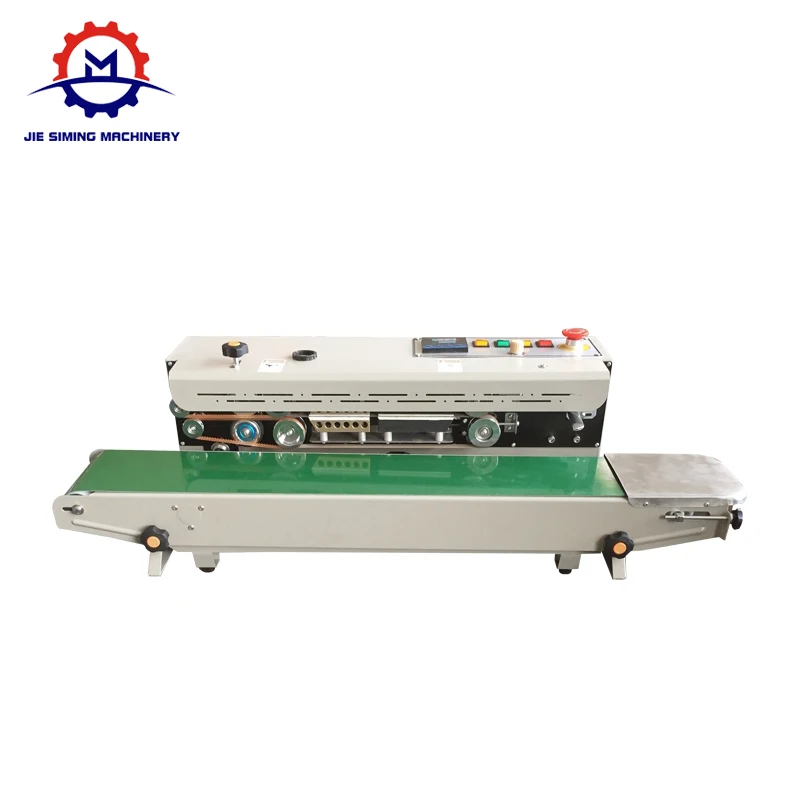 JSM-DBF1000 AN  Horizontal Continuous Plastic Bag Sealing Machine With Nitrogen