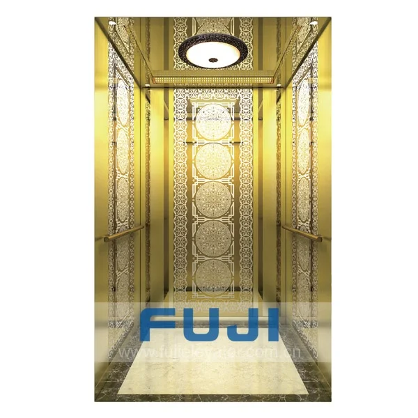 FUJI  Home Lift Villa Elevator Used Home Lift Equipped with Permanent Magnet Synchronous Gearless Tractor Steel Stainless Item